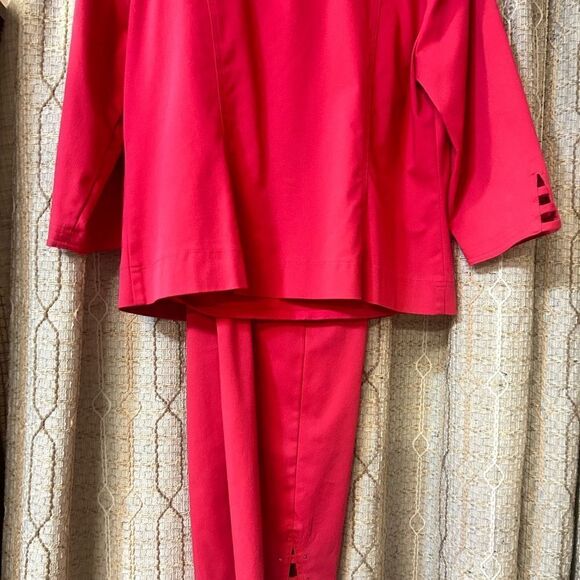 Nancy Bolen ladies 10 pink tank top with jacket and pink pants are a size 10 - Picture 9 of 11